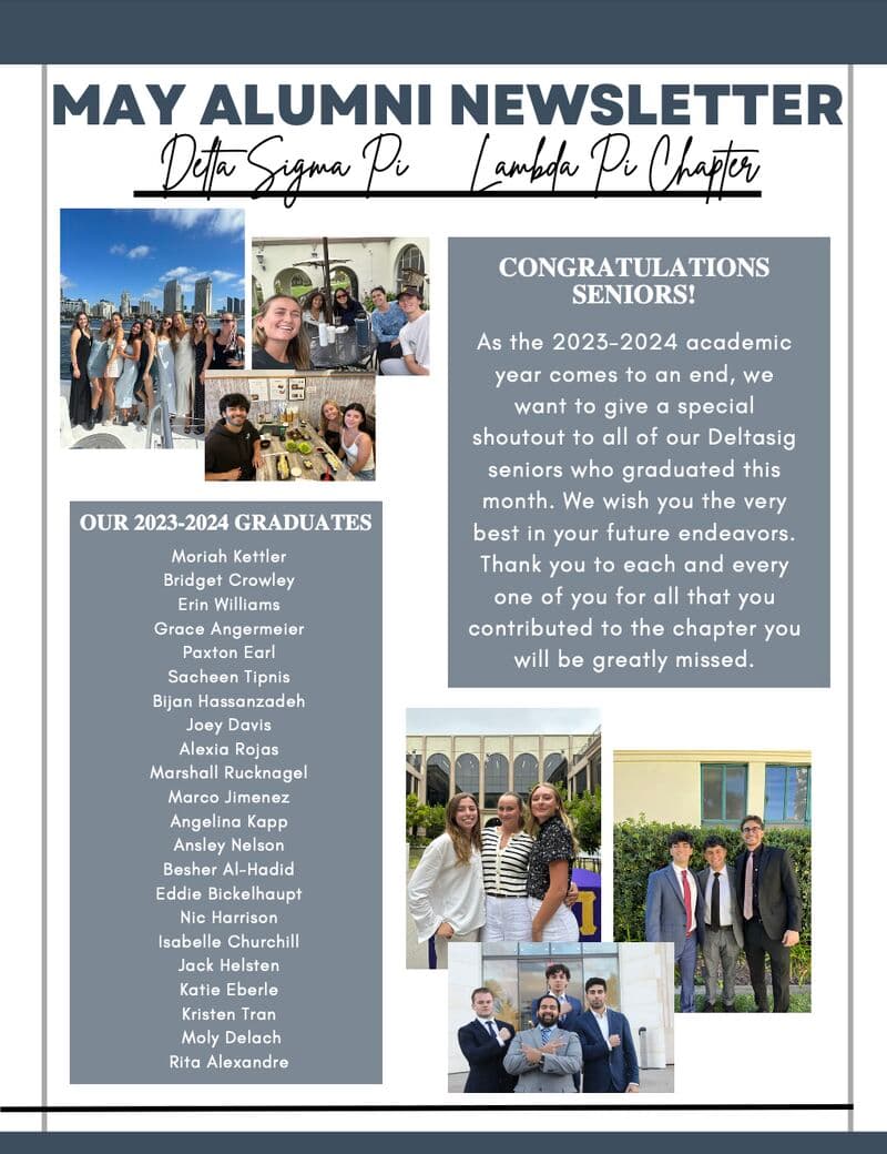 May 2024 Alumni Newsletter